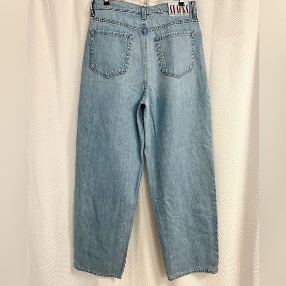 MOTHER | SNACKS! The Pleated Fun Dip Puddle Jeans NWT Retail $228 - Picture 11 of 11